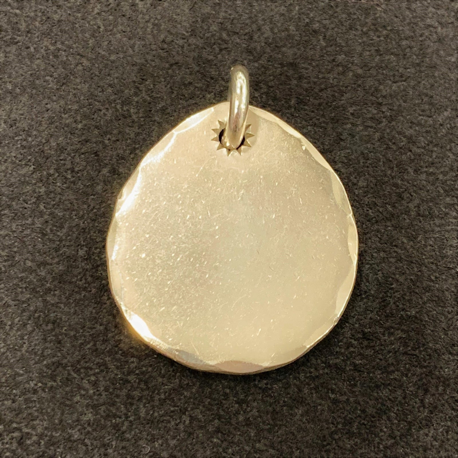 Metal Pendant-Silver and Gold | Goro&#39;s Native Feather Authorized Dealer