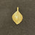 Gold Heart Pendant - Facing Right | Goros Authorized Dealer